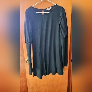Emerald GreeN Long Sleeve Dress